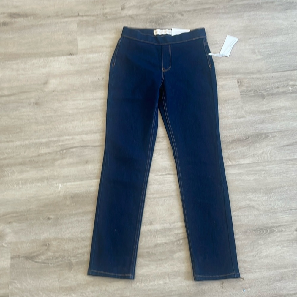 Soft Surroundings Ultimate Denim Pull on Slim Leg Jeans